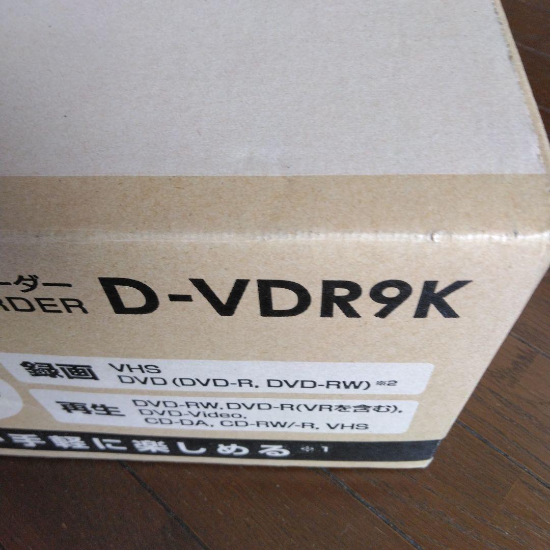 東芝vtr一体型DVDレコーダー D-VDR9K
