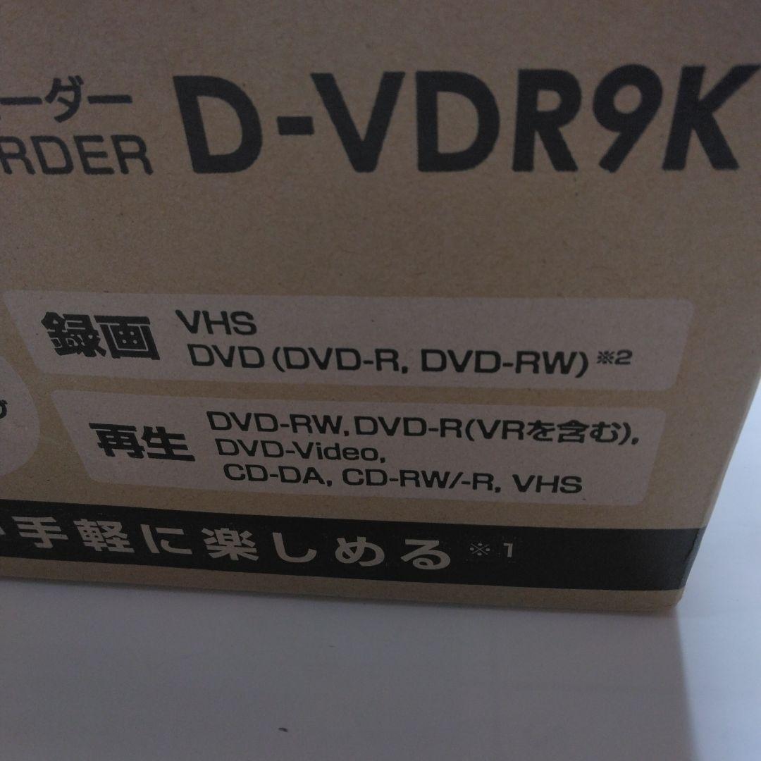 東芝vtr一体型DVDレコーダー D-VDR9K