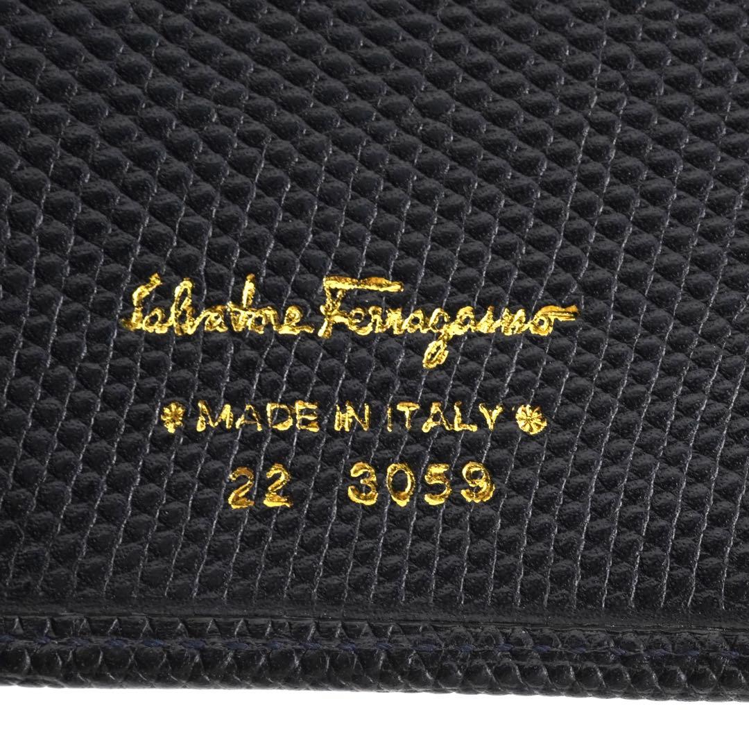 ✨プレゼント梱包✨　Ferragamo 長財布　ヴァラリボン　リザード