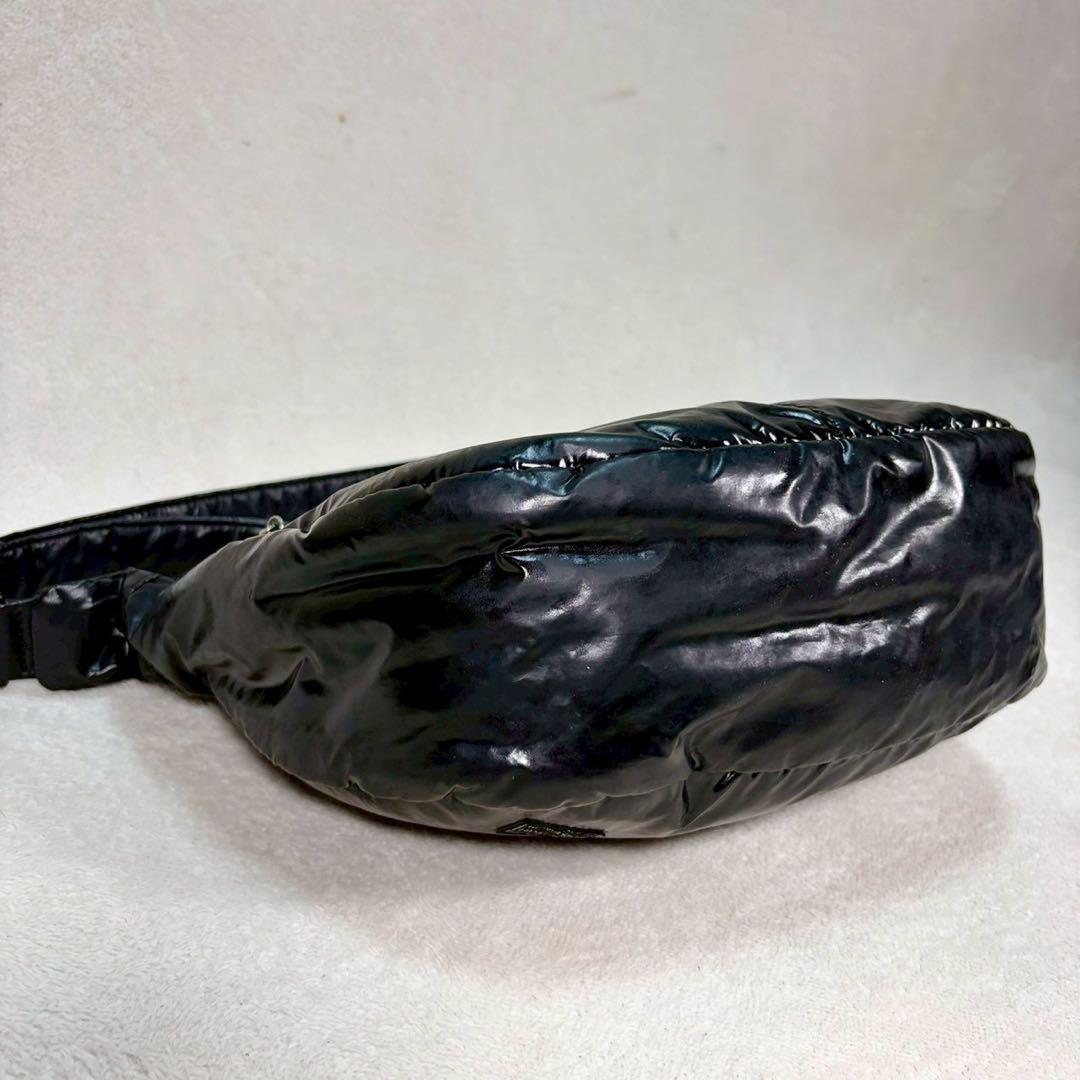 【美品✨】廃盤ポーターガール ボンボン ショルダーバッグ ハーフムーン　ナイロン