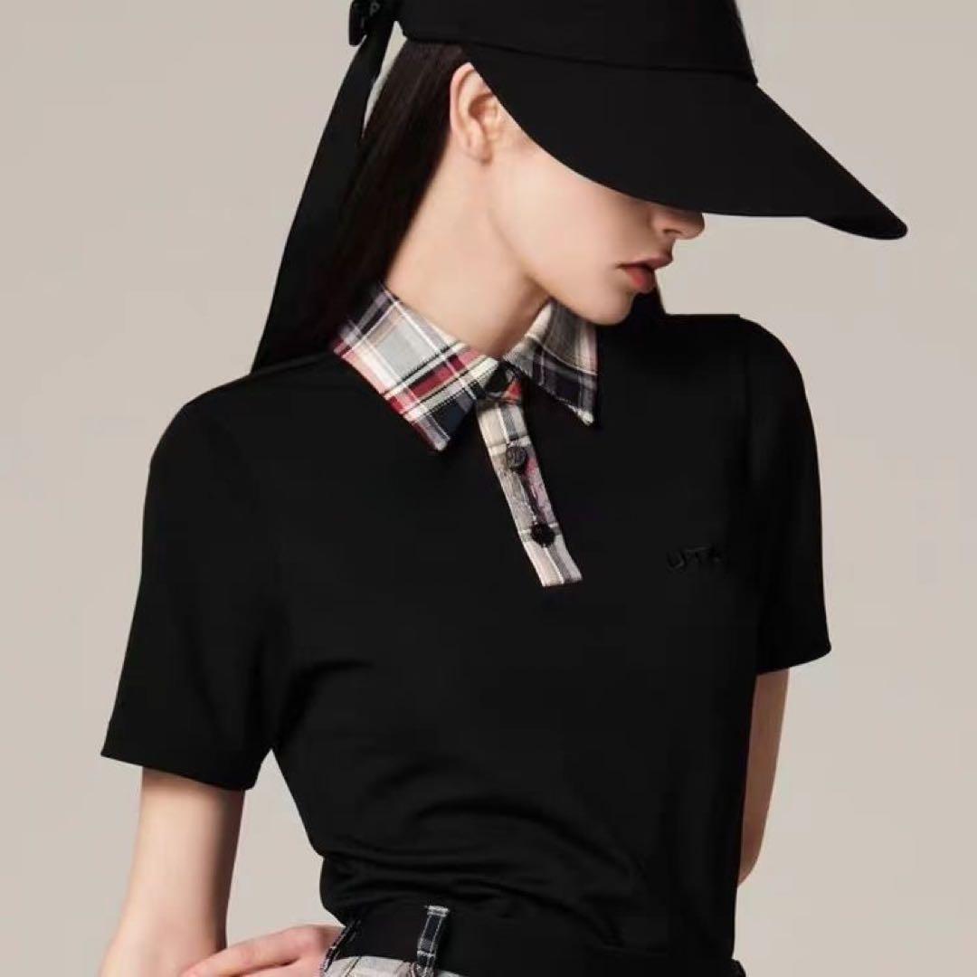 UTAAレディースゴルフシャツスカートセットストレッチサイズS