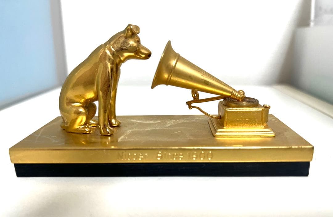 最終お値下げ◉ビクター　ニッパー犬と蓄音機の置物　希少