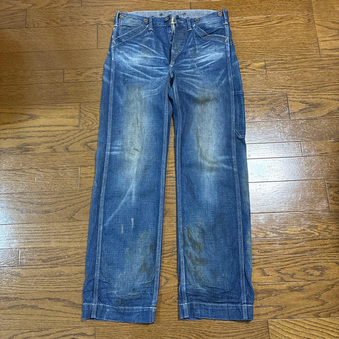 RRL ペインターパンツ　バックルバック