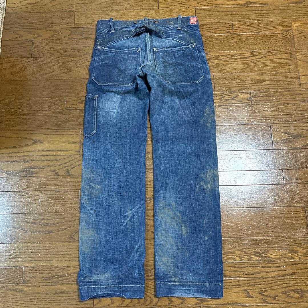 RRL ペインターパンツ　バックルバック