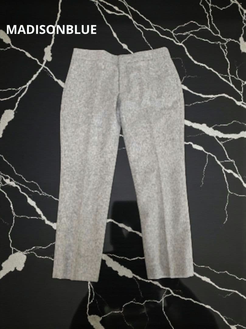MADISONBLUE　マディソンブルー　ウール　クロップド　パンツ