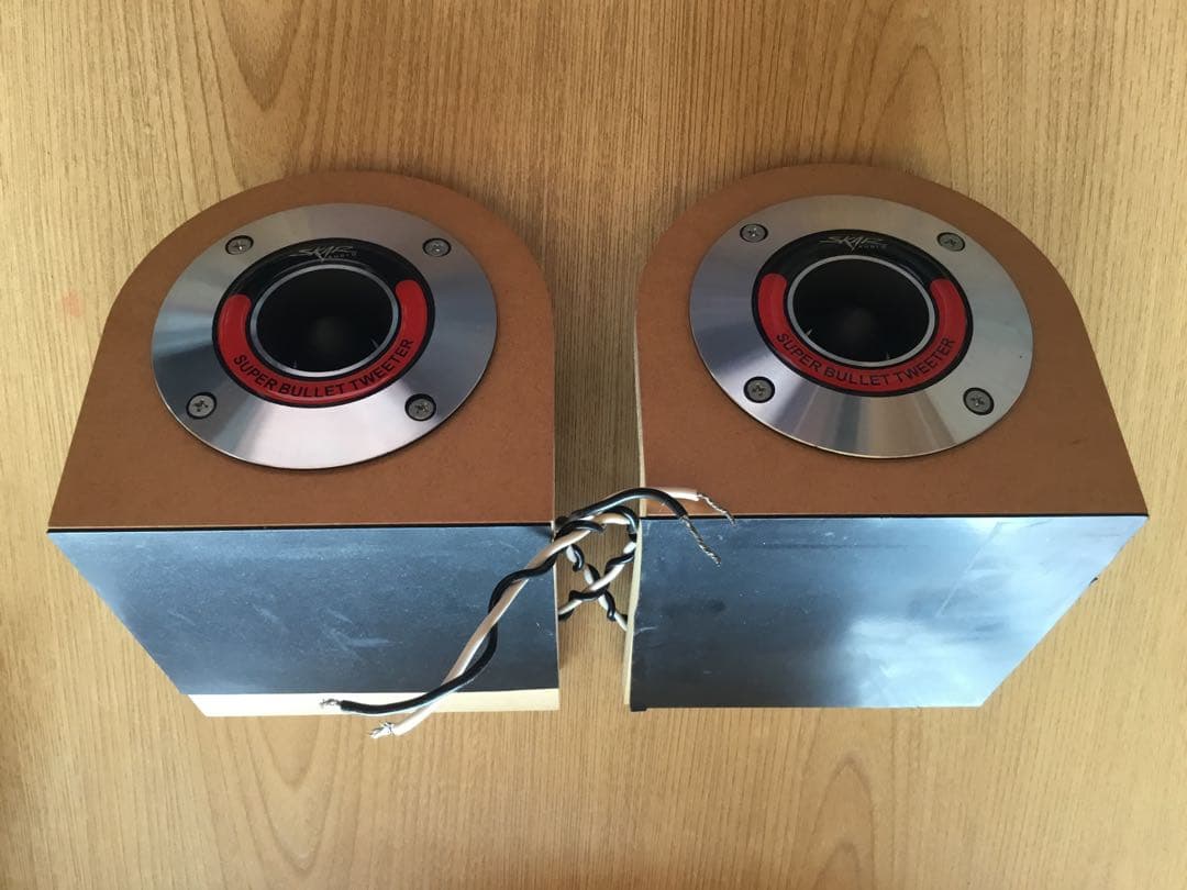 バックロードホーン/10cm径スピーカー付 2本セット