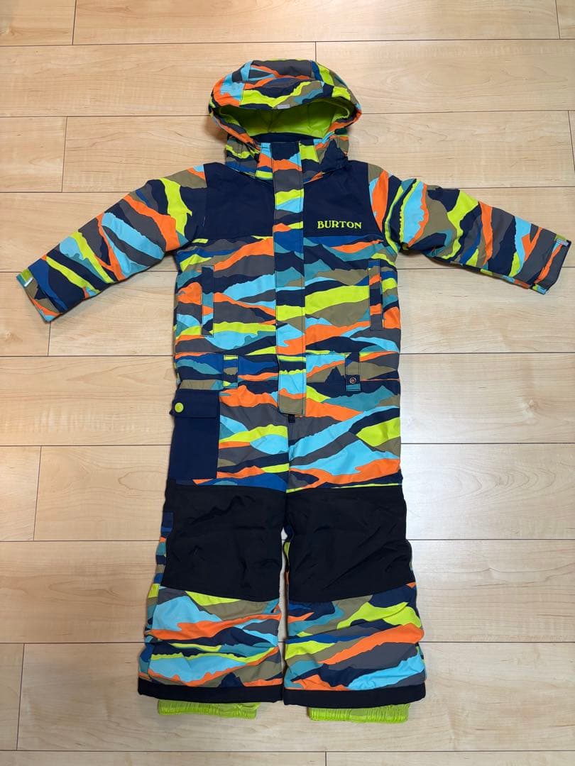 BURTON 子ども用スノーボードウェア カラフル迷彩