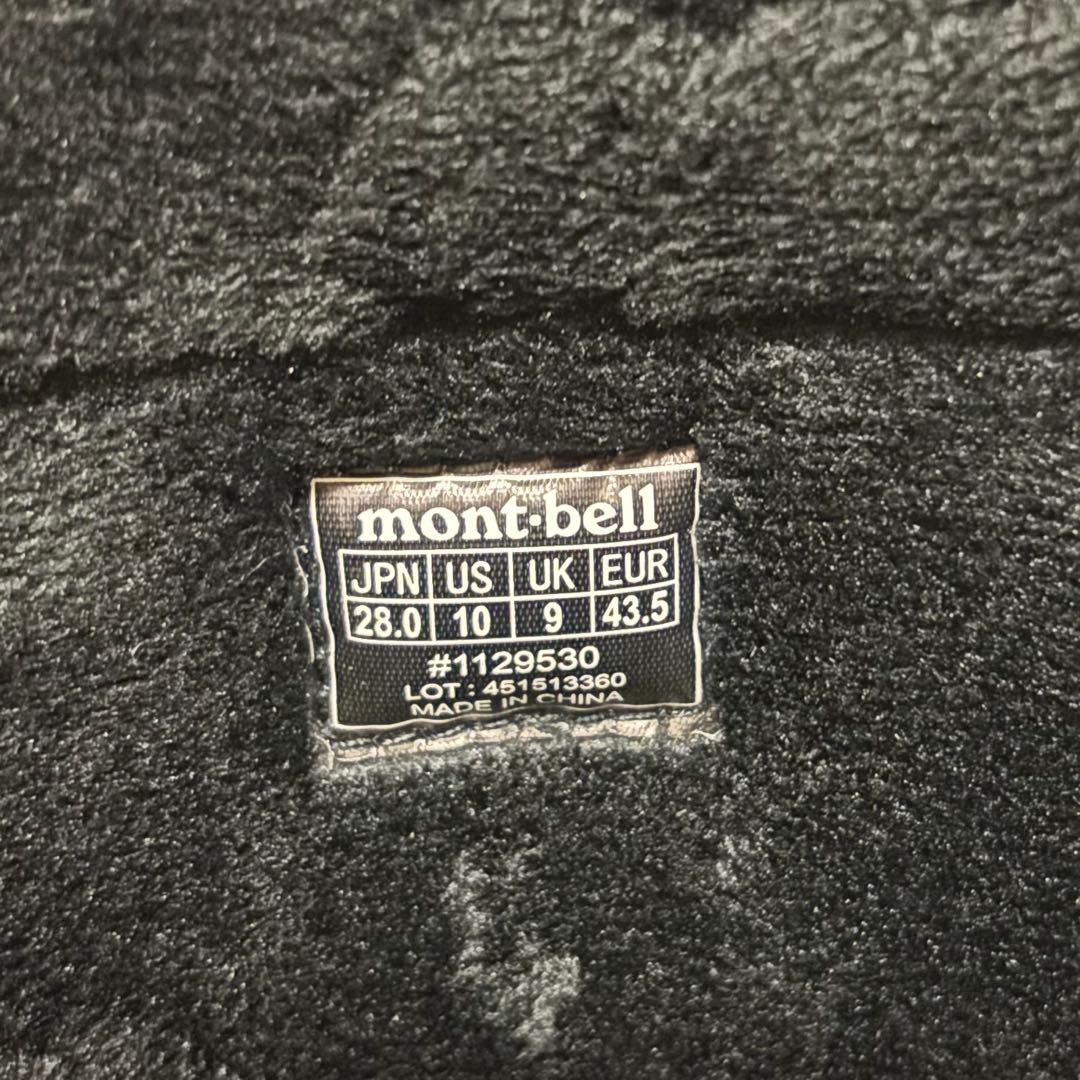 モンベル　ローガンブーツ　28.0 黒