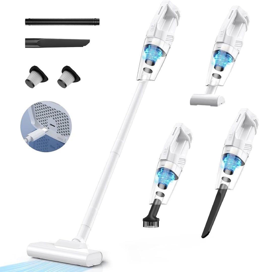 【2024年新型】掃除機 コードレス 15000pa強力吸引 2WAY 充電式