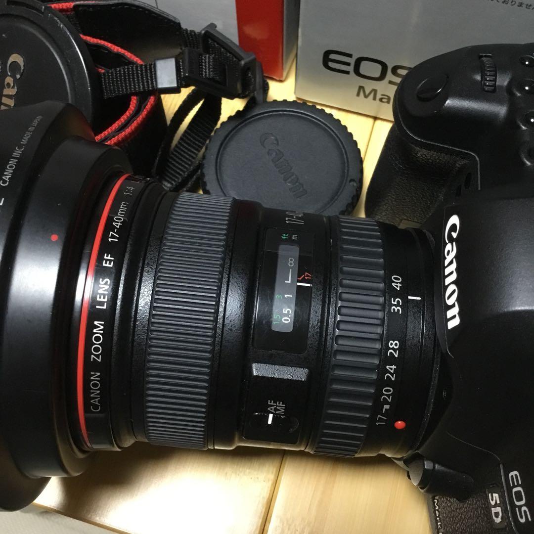 キヤノンEOS5D Mⅱ EF17-40f4LUSM セット