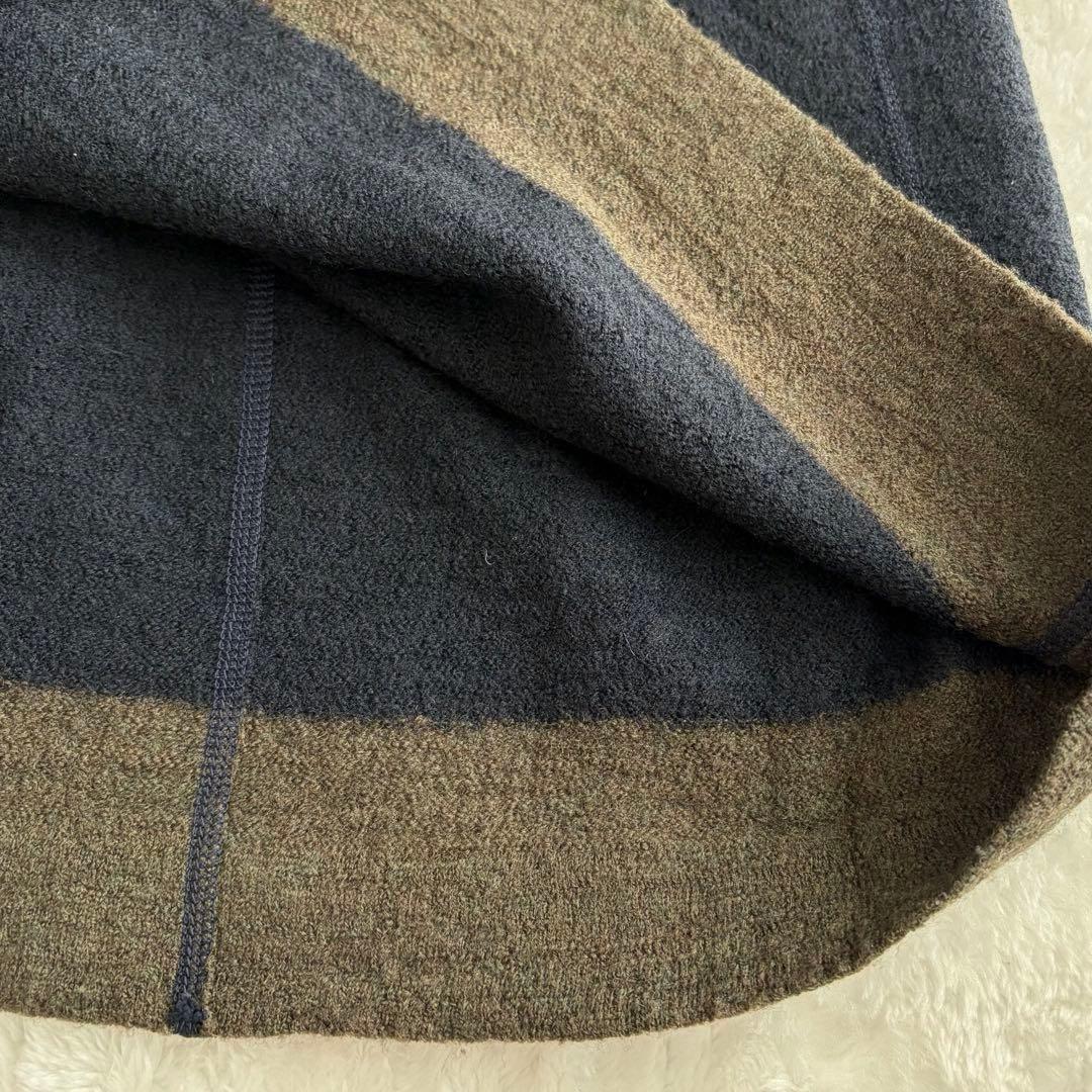 未使用級✨45R アルル縮絨のフードドレス フード付きニットワンピース FR