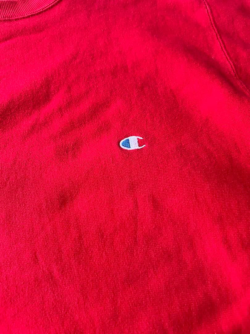 champion usa リバースウィーブ 美品 スウェット 赤 刺繍タグ