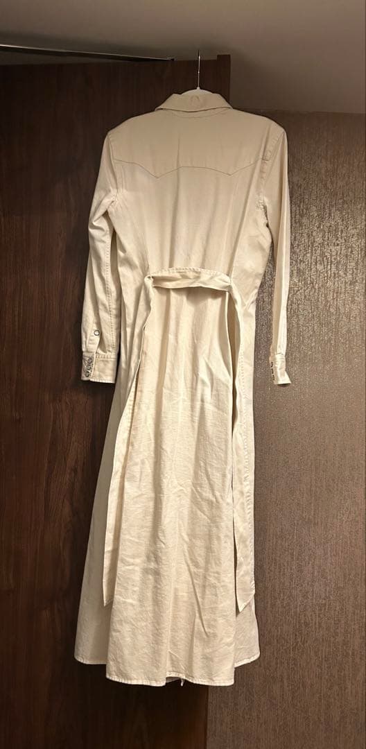 Polo Ralph Lauren アイボリー シャツワンピースS