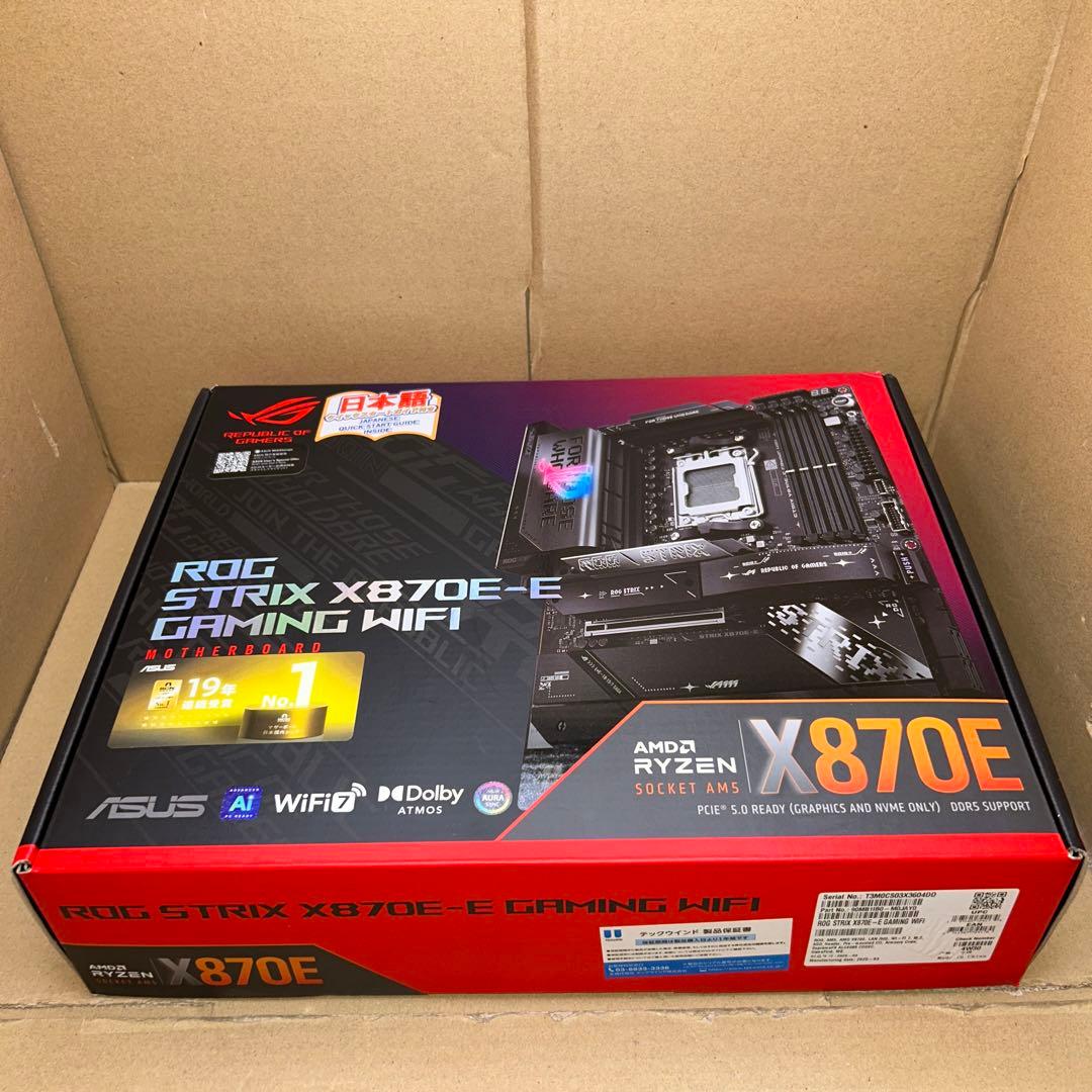 ROG STRIX X870E-E GAMING WIFI マザーボード