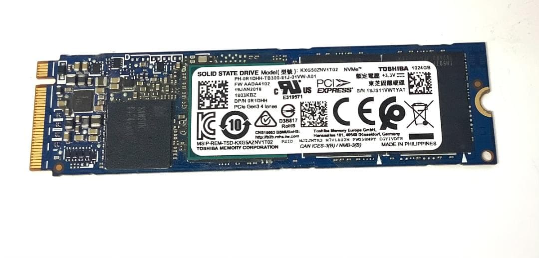 ②-WA409-TOSHIBA NVMe 1TB SSD 1点