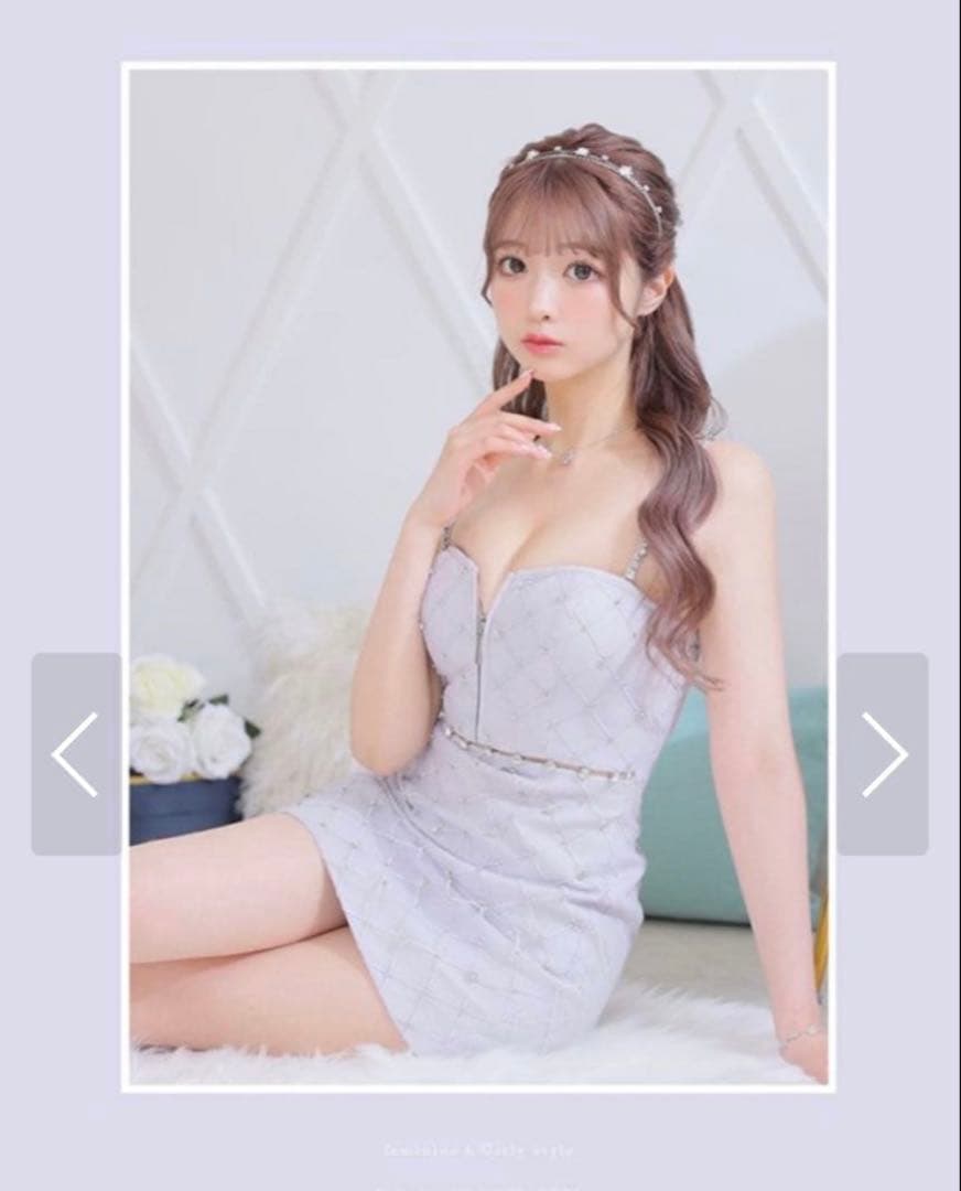 ROBE de FLEURS ブルードレス XSサイズ