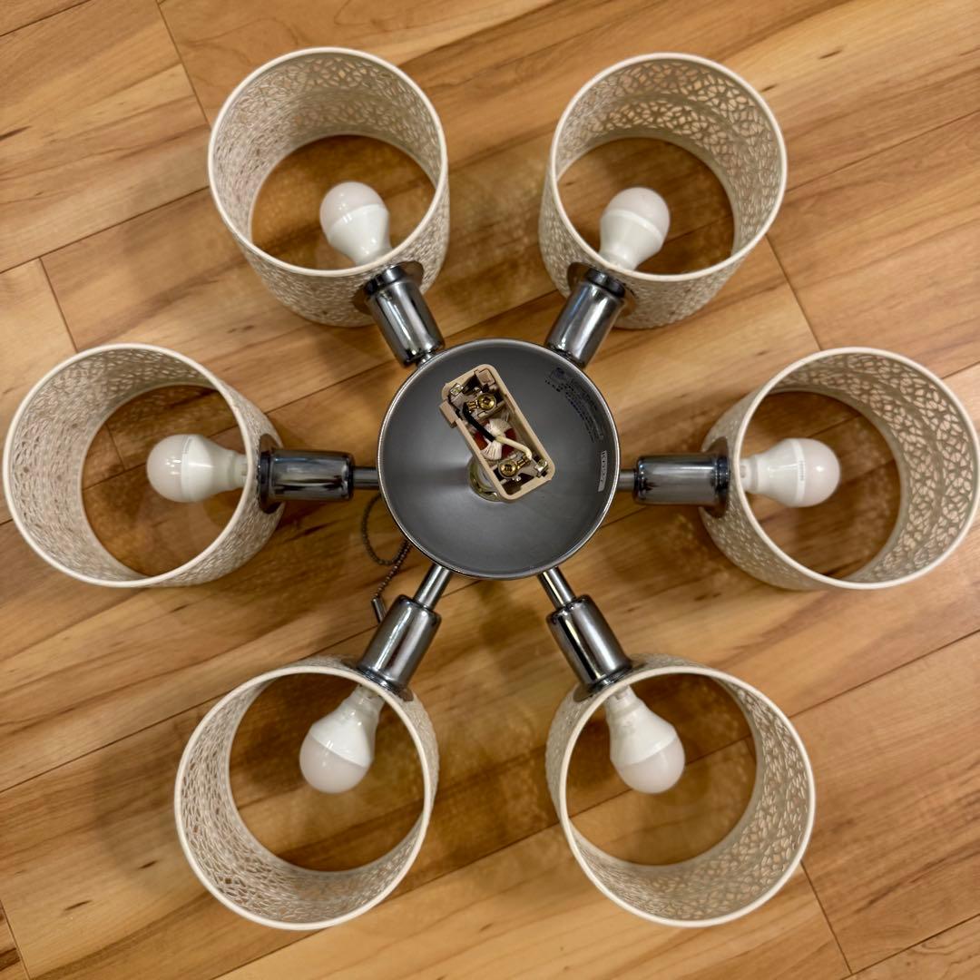 動作良好 美品 東芝ライテック 天井LED6連ライト 定価約5万円