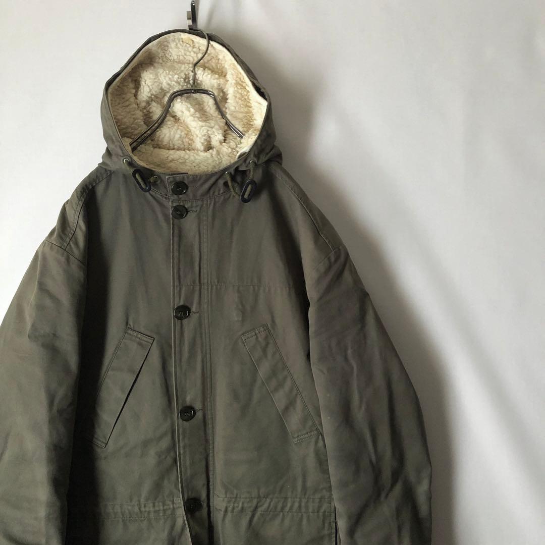 【秋冬】チュニジア製 A.P.C アーペーセー ボアライナー付き モッズコート