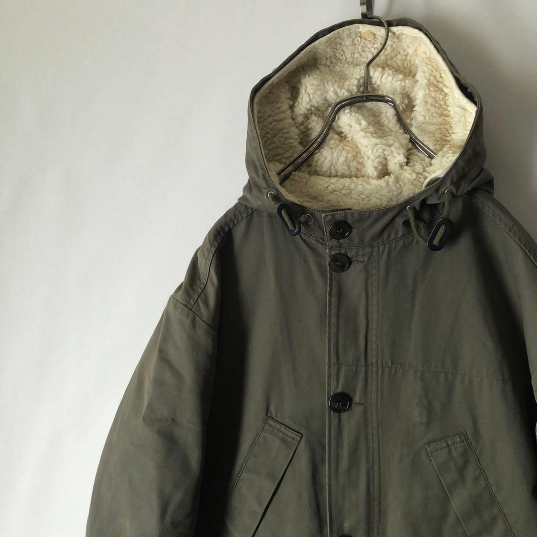 【秋冬】チュニジア製 A.P.C アーペーセー ボアライナー付き モッズコート