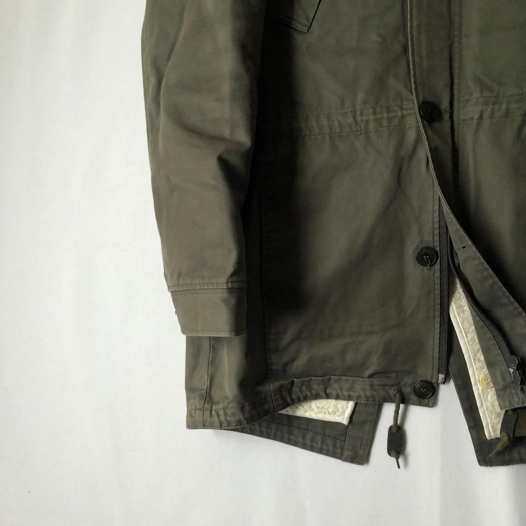 【秋冬】チュニジア製 A.P.C アーペーセー ボアライナー付き モッズコート