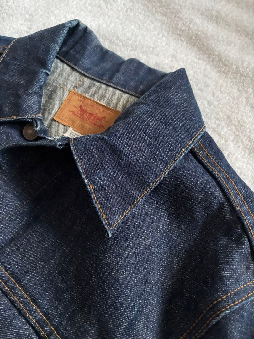 【ほぼデッドストック】70s　LEVI'S　70505 布ケアタグ　44