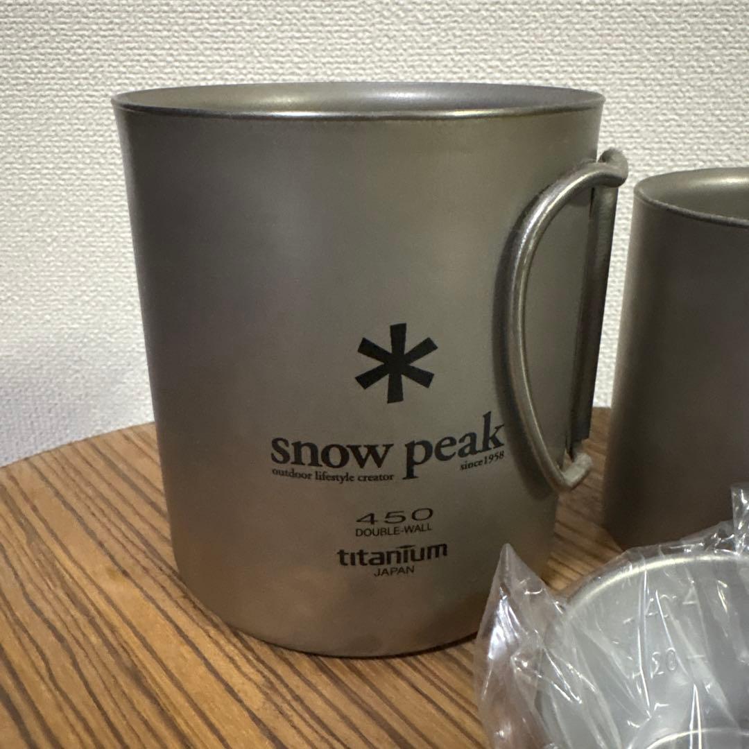 スノーピーク  peak チタンマグカップセット