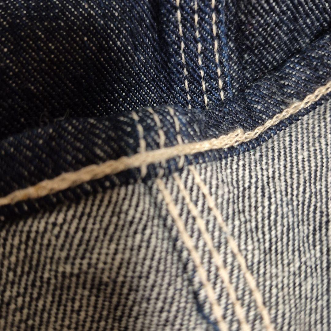 d*t様 超レア❗エヴィスEVISU エプロン付きオーバーオール34インディゴブ