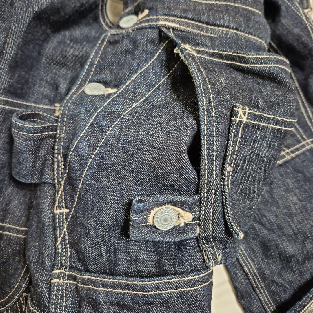 d*t様 超レア❗エヴィスEVISU エプロン付きオーバーオール34インディゴブ