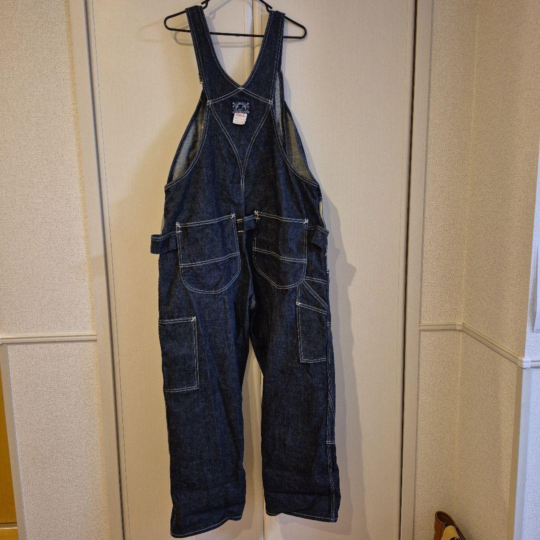 d*t様 超レア❗エヴィスEVISU エプロン付きオーバーオール34インディゴブ