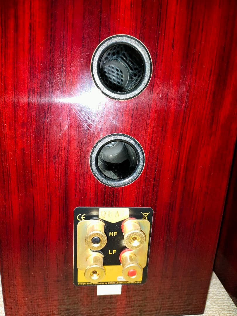 QUAD 11L²　2ウェイスピーカー ピアノローズウッド クリアサウンド