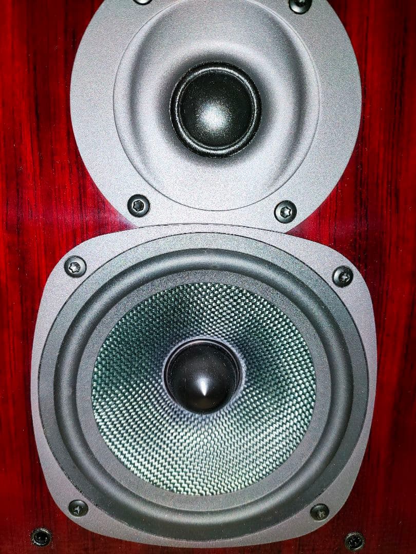 QUAD 11L²　2ウェイスピーカー ピアノローズウッド クリアサウンド