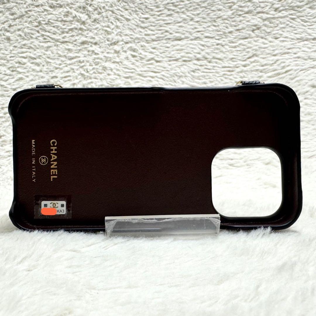 美品✨ シャネル iPhone 14Pro チェーンショルダー スマホケース