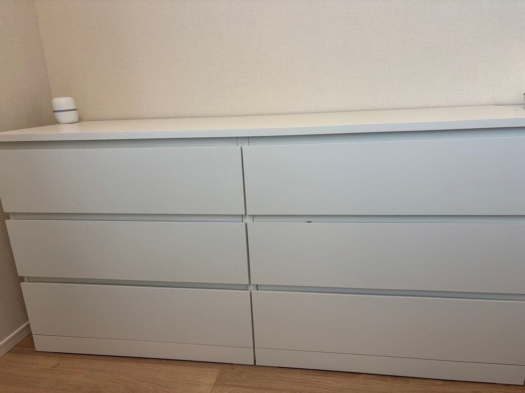 美品　IKEA マルム チェスト　引き出し×6
