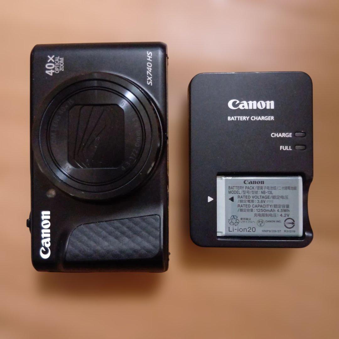 CanonコンパクトデジタルカメラPowerShot SX740 HSブラック