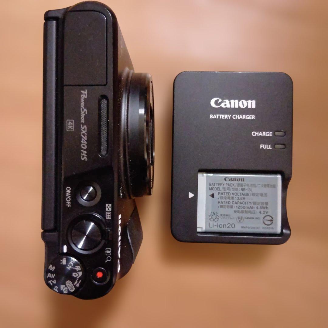 CanonコンパクトデジタルカメラPowerShot SX740 HSブラック