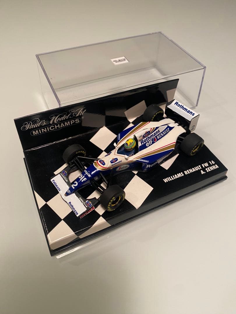 1/43 ウィリアムズ ルノー FW16 アイルトンセナ　ロスマンズ仕様