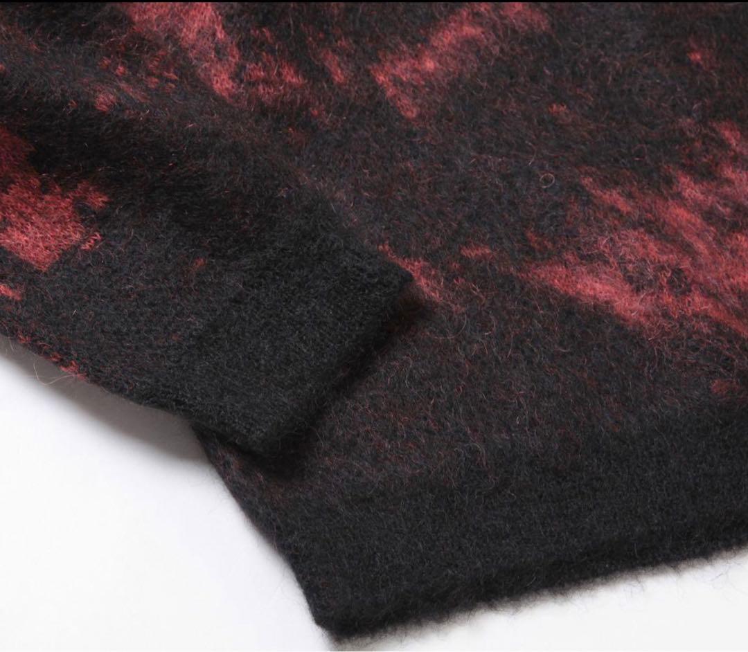 【美品】YOKE24AW KID MOHAIR JACQUARD SWEATER