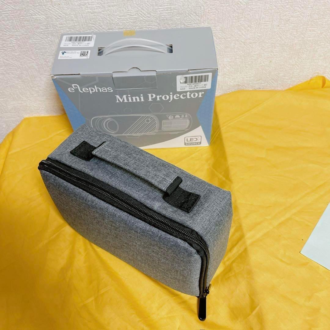 ✨三脚と専用バック付き✨プロジェクター 小型 ELEPHAS 超小型 家庭用
