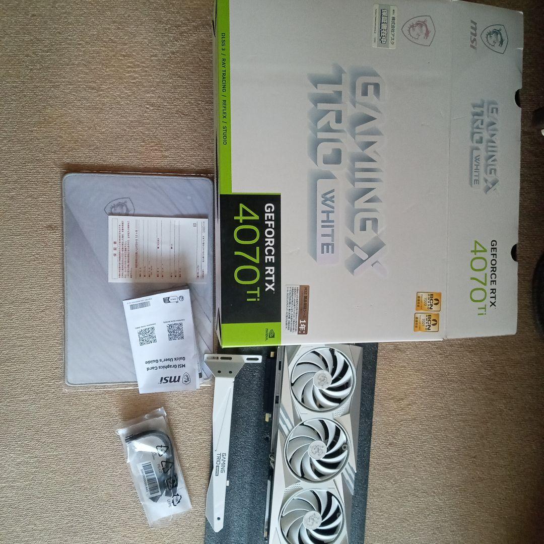 グラフィックボード・グラボ・ビデオカード MSI GeForce RTX 4070 Ti Gaming X Trio