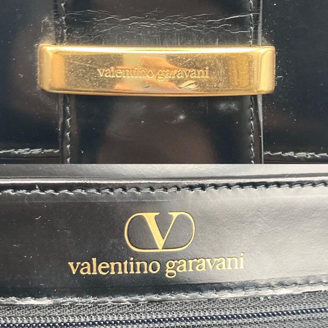 美品✨ ヴァレンティノガラヴァーニ　フォーマル　ハンドバッグ　トップハンドル　黒