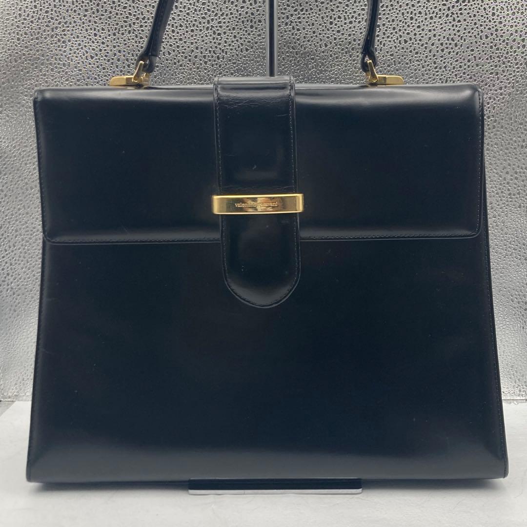 美品✨ ヴァレンティノガラヴァーニ　フォーマル　ハンドバッグ　トップハンドル　黒