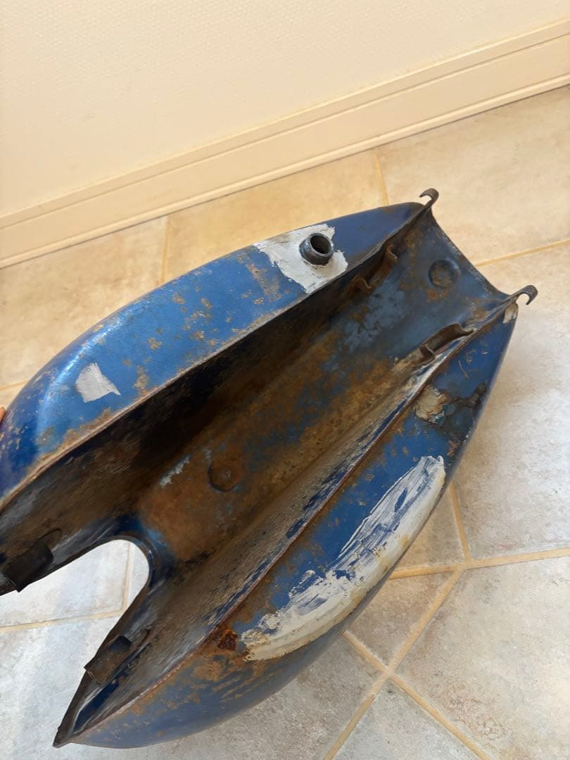 1975年 オリペン 青 ハーレー アエルマッキ タンク ジャンク