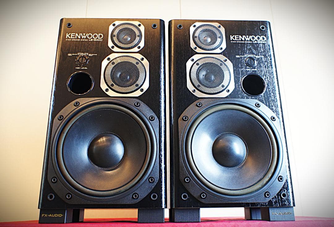【超美品】KENWOODスピーカー LS-500D ブラック調 整備良品