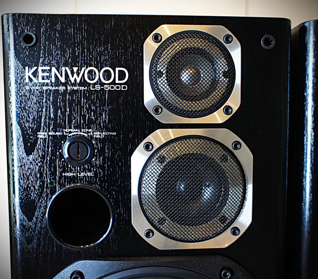 【超美品】KENWOODスピーカー LS-500D ブラック調 整備良品