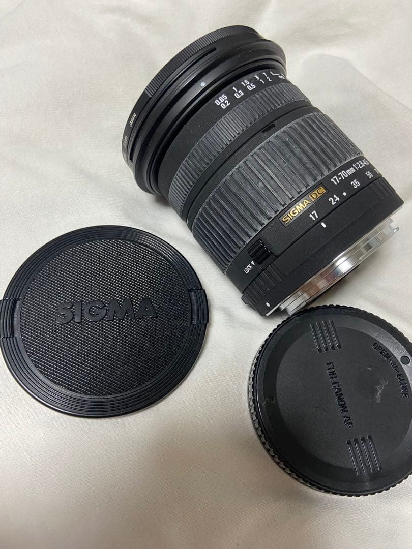 訳あり⚠️SIGMA DC 17-70mm 1:2.8-4.5 Canon用レンズ