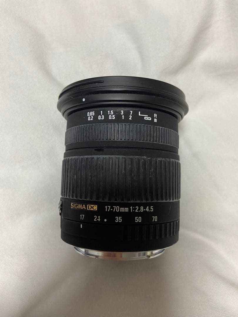 訳あり⚠️SIGMA DC 17-70mm 1:2.8-4.5 Canon用レンズ