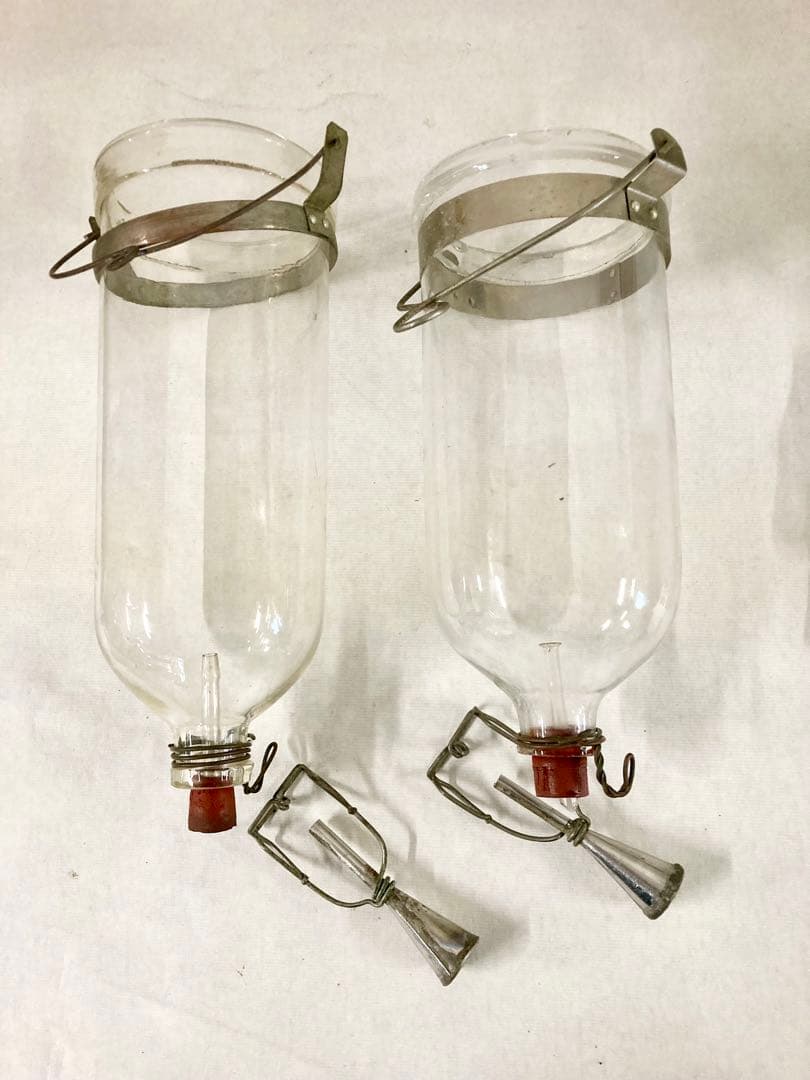 タ*ジ様 ★点滴 瓶 2点セット レトロ アンティーク