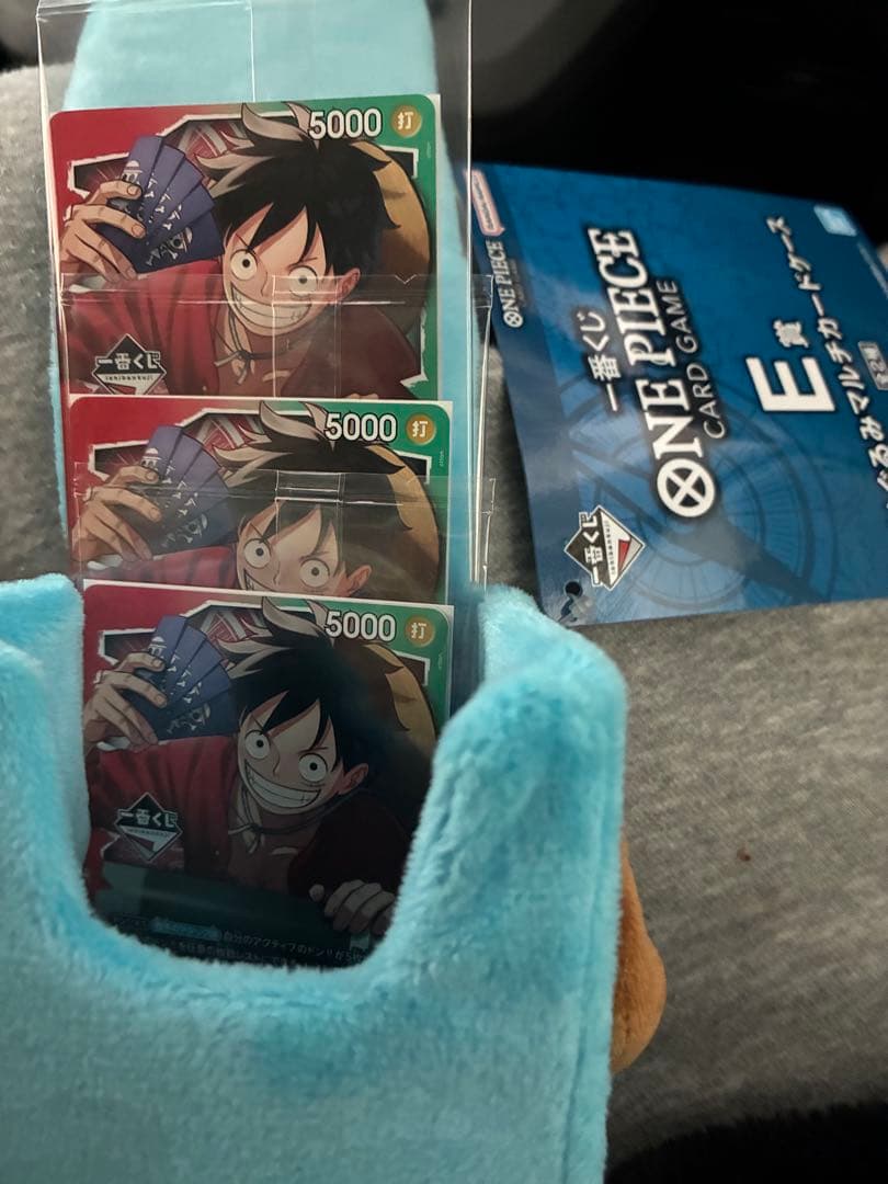 モンキー・d・ルフィ　プロモカード3枚
