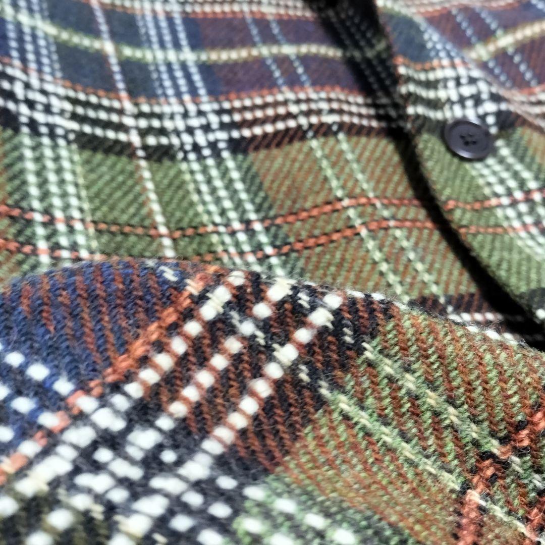 美品✨️ ETRO テーラードジャケット チェック柄 総柄 ウール 48