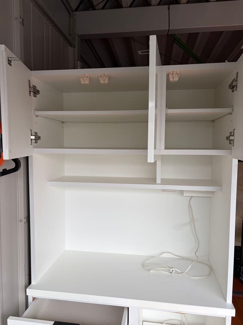 C*O様 ニトリ　ホワイト食器棚 エトナ90KB